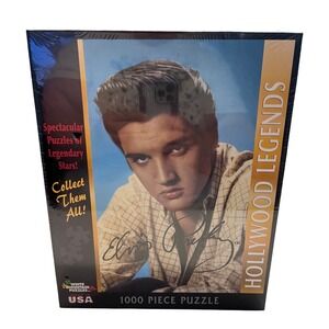 White Mountain Puzzles Elvis Presley Hollywood Legends 1000 Piece Puzzle NEW